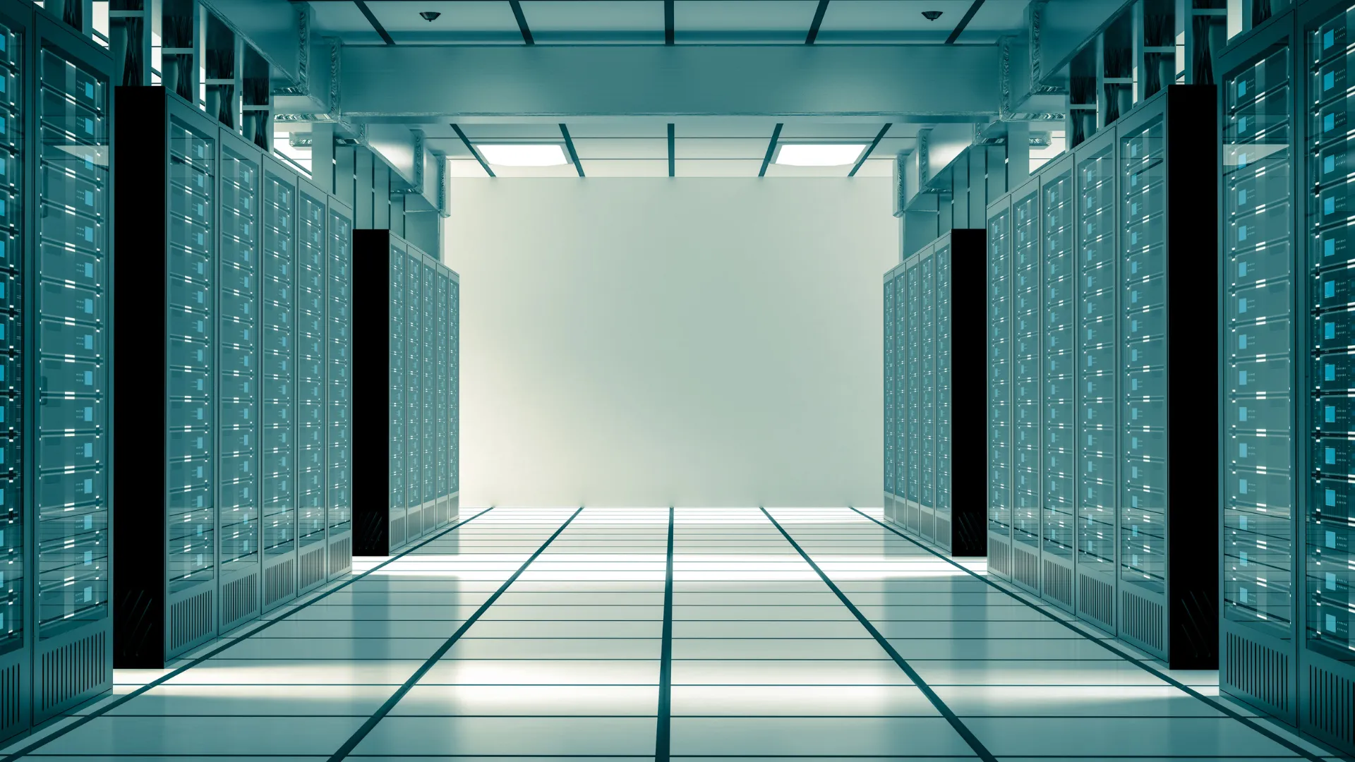 Server-Racks im Rechenzentrum